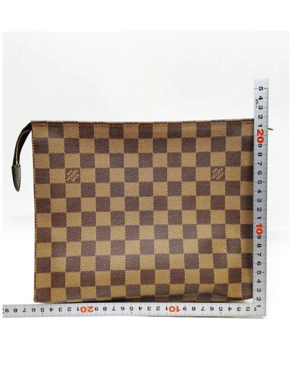 Authentic Louis Vuitton Damier Ebene Toiletry 26 Pouch Bag